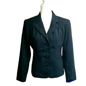 VAN HEUSEN Pin Stripe Blazer Black Size M